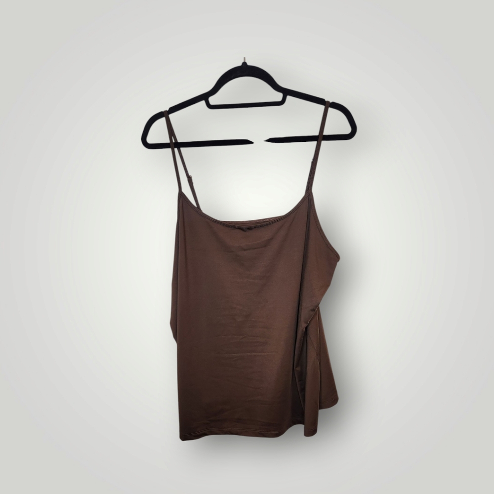 Lane Bryant Brown Spaghetti Strap tank Top size 18 20 - Picture 5 of 10